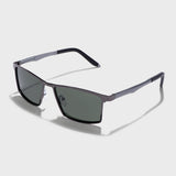 RideX Edition – Gray Green Rectangle Sunglasses | UV400 Polarized | Unisex