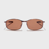 Swiftor Full Brown Polarized Rectangle Sunglasses | UV400
