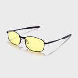 Swiftor Black Yellow Polarized Rectangle Sunglasses | UV400