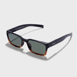 Sydney – Black Tortoise Green Rectangle Sunglasses | UV400 Polarized