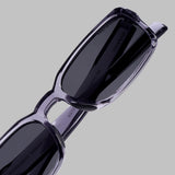 Sydney – Grey Black Rectangle Sunglasses | UV400 Polarized