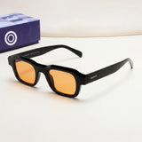 Walter Black Orange Square Sunglasses