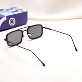 Lecter – Full Black Rectangle Sunglasses | UV400 | Men & Women