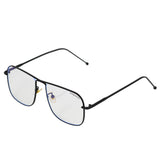 The Godfather Black Clear Square Sunglasses