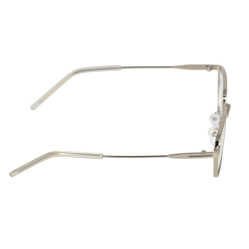 Andreas Silver Transparent Edition Trapezoid Sunglasses