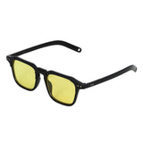 Kingsman Black Yellow Square Sunglasses