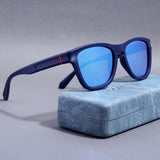 Breeze Blue Mercury Polarized Round TR90 Sunglasses