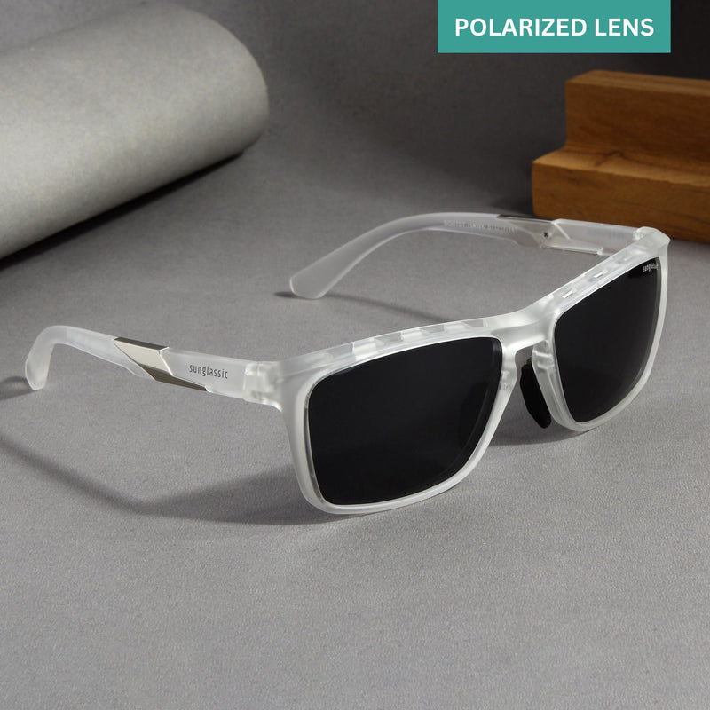 Alf Black Polarized Wayfarer Sunglasses S12B2194 @ ₹999