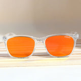 Marlton. Orange Mercurial Polarized TR90 Square Sunglasses