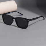 Marlton. Black Polarized TR90 Square Sunglasses