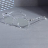 Marlton. Clear Anti-Blue Light TR90 Square Sunglasses