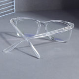 Marlton. Clear Anti-Blue Light TR90 Square Sunglasses