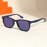 Marlton. Blue Polarized TR90 Square Sunglasses