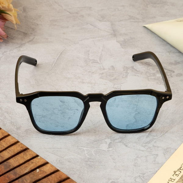 Kingsman Black Blue Square Sunglasses